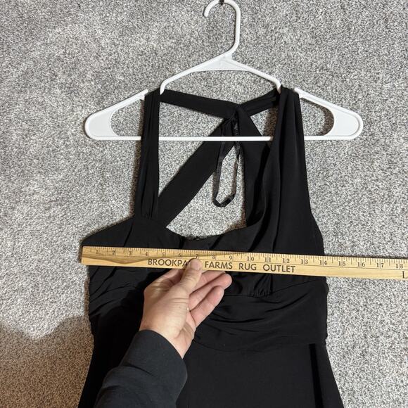 Donna Ricco Size 12 Maxi Dress Evening Wear Romantic Flowy Chic Gala Grecian - Picture 2 of 7